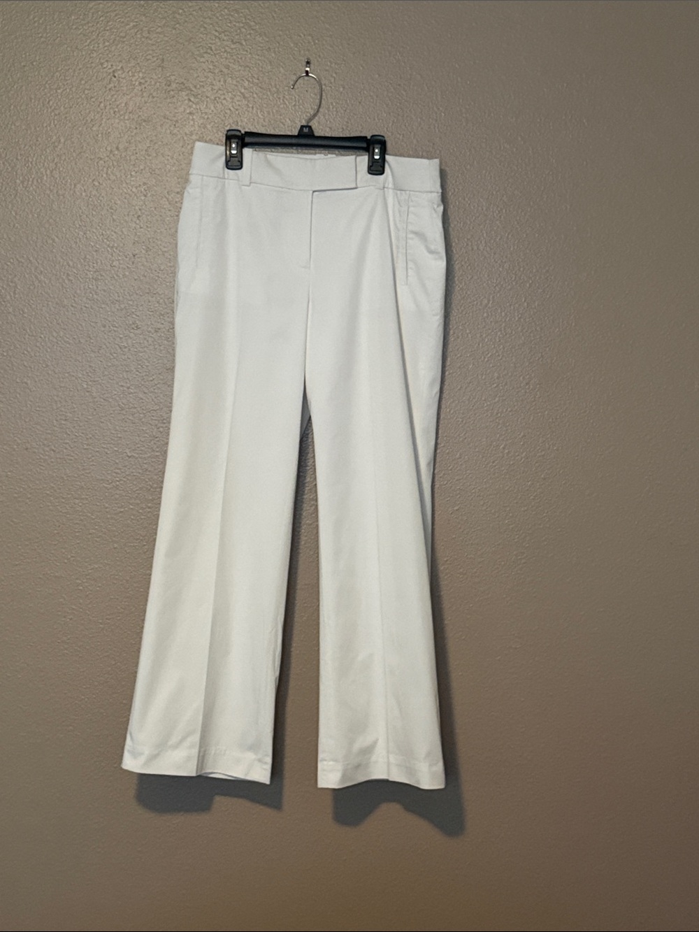 Ann Taylor White Women's Dress Pants Fully Lined